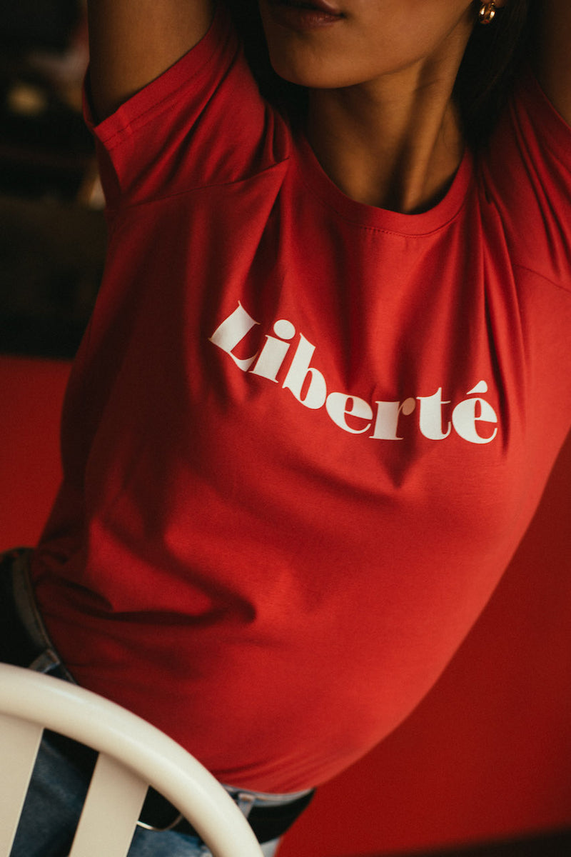 koszulka Liberté czerwona (ostatnie sztuki)